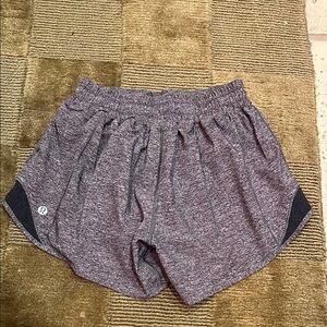 lululemon athletica Gray and Black Athletic Shorts
